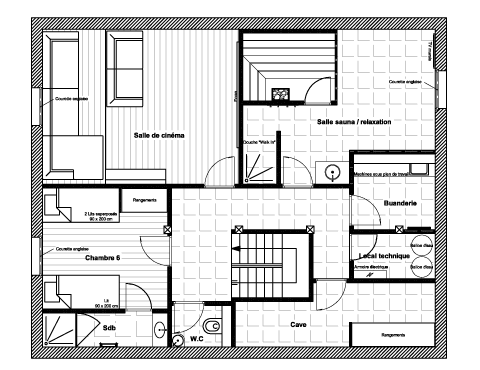Chalet Zenith 2 Chamonix Floor Plan 1